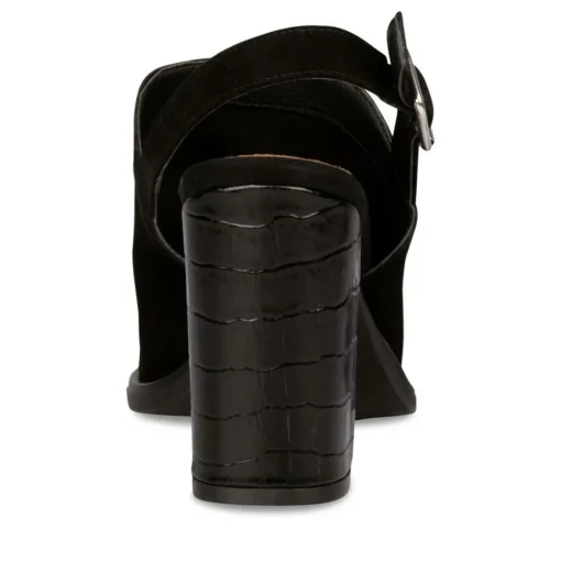 Sandales NOIR Femme CUIR Boucle