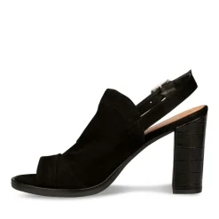 Sandales NOIR Femme CUIR Boucle