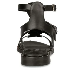 Sandales NOIR Femme CUIR Boucle