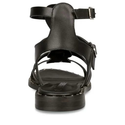 Sandales NOIR Femme CUIR Boucle