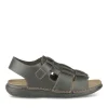 Sandales NOIR Homme Motif Uni Boucle