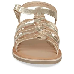 Sandales OR Fille CUIR Motif Tressé Scratch