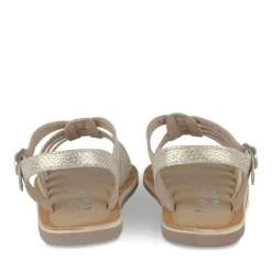Sandales OR Fille CUIR Motif Iridescent Boucle