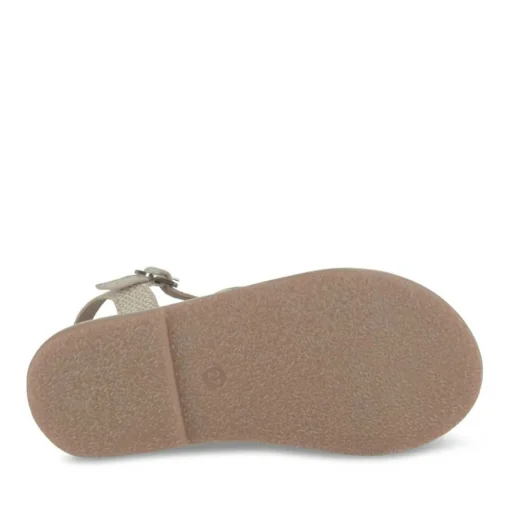 Sandales OR Fille CUIR Motif Iridescent Boucle