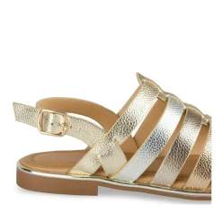 Sandales OR Fille Motif Iridescent Boucle