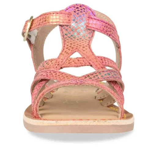 Sandales ROSE Fille CUIR Boucle