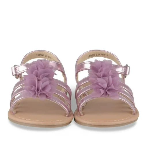 Sandales ROSE Fille Motif Uni Scratch