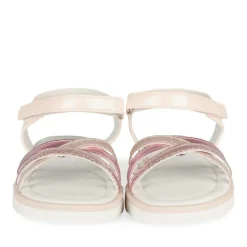 Sandales ROSE Fille Motif Iridescent Scratch