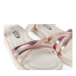 Sandales ROSE Fille Motif Iridescent Scratch