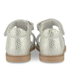 Sandales Sandales BLANC Fille CUIR Motif Iridescent Scratch