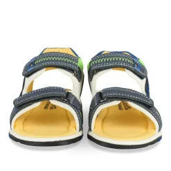 Sandales Sport BLANC Garçon Motif Multicolore Scratch