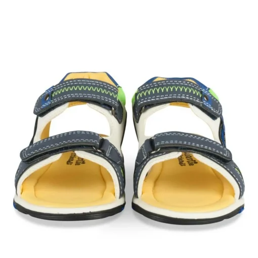 Sandales Sport BLANC Garçon Motif Multicolore Scratch