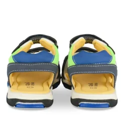 Sandales Sport BLANC Garçon Motif Multicolore Scratch