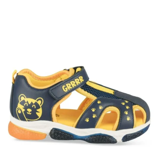 Sandales Sport BLEU Garçon Motif Uni A Enfiler