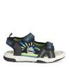 Sandales Sport BLEU Garçon Motif Animal Scratch