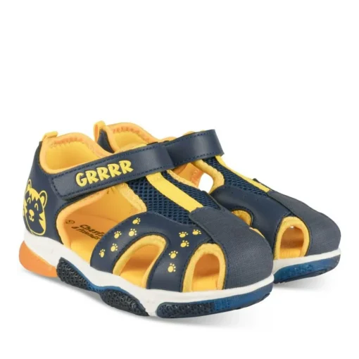 Sandales Sport BLEU Garçon Motif Uni A Enfiler