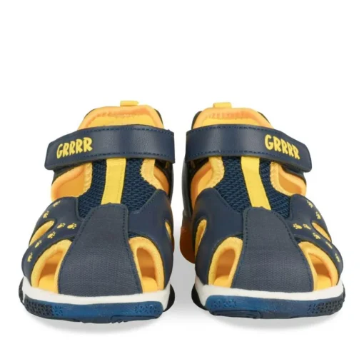 Sandales Sport BLEU Garçon Motif Uni A Enfiler
