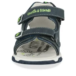 Sandales Sport BLEU Garçon Motif Dinosaure Scratch