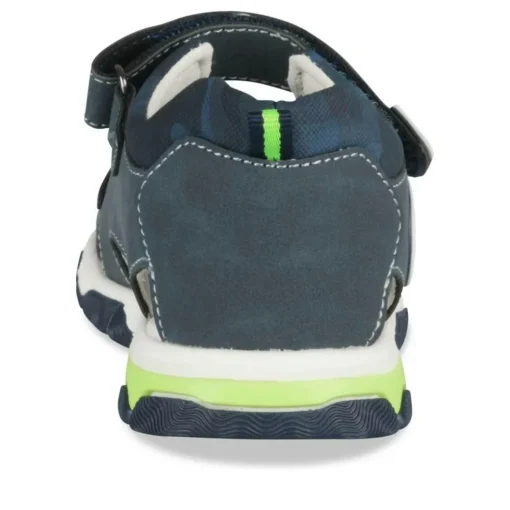 Sandales Sport BLEU Garçon Motif Dinosaure Scratch