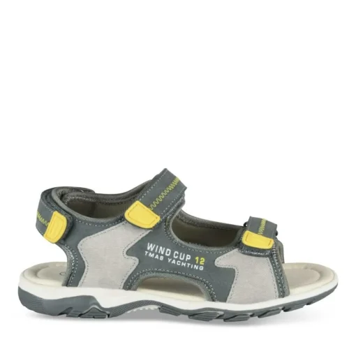 Sandales Sport GRIS Garçon Motif Multicolore Scratch