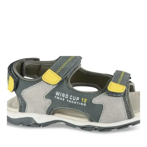 Sandales Sport GRIS Garçon Motif Multicolore Scratch