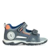 Sandales Sport MARINE Garçon Motif Uni Scratch