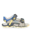 Sandales Sport MARINE Garçon Motif Multicolore Scratch