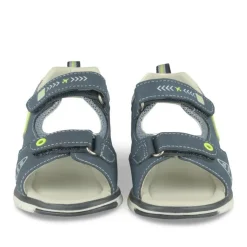 Sandales Sport MARINE Garçon Motif Uni Scratch