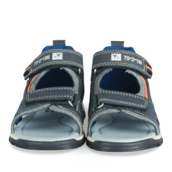 Sandales Sport MARINE Garçon Motif Uni Scratch
