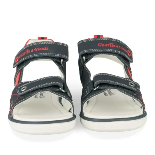 Sandales Sport MARINE Garçon Motif Multicolore Scratch