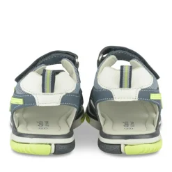Sandales Sport MARINE Garçon Motif Uni Scratch