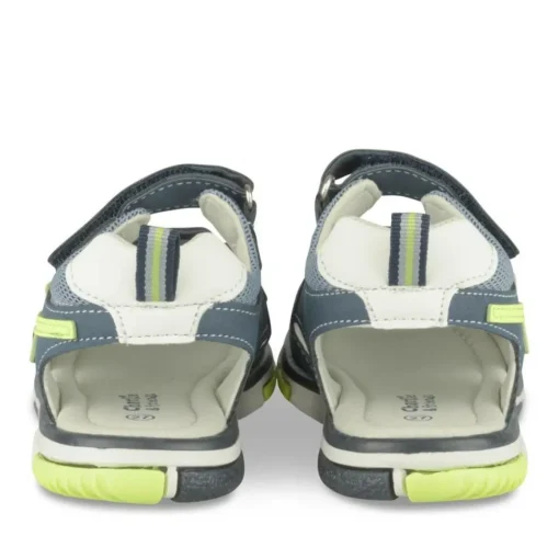 Sandales Sport MARINE Garçon Motif Uni Scratch
