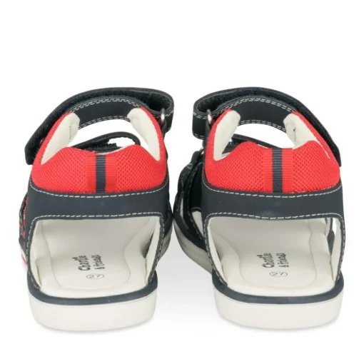 Sandales Sport MARINE Garçon Motif Multicolore Scratch
