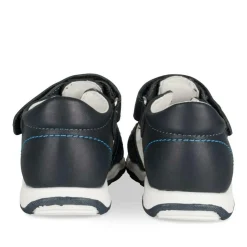 Sandales Sport MARINE Garçon Motif Uni Scratch