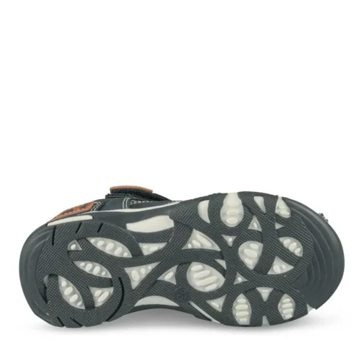 Sandales Sport MARINE Garçon Motif Uni Scratch