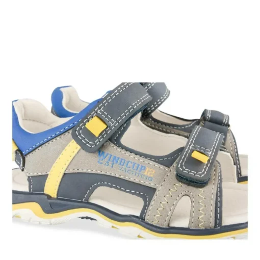 Sandales Sport MARINE Garçon Motif Multicolore Scratch