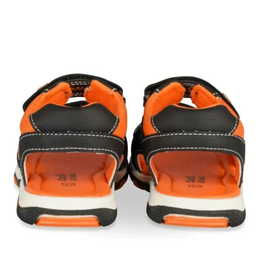 Sandales Sport NOIR Garçon Motif Multicolore Scratch