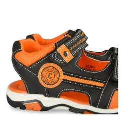 Sandales Sport NOIR Garçon Motif Multicolore Scratch