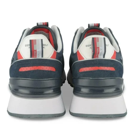 Sneakers Running MARINE Homme Motif Uni Lacets