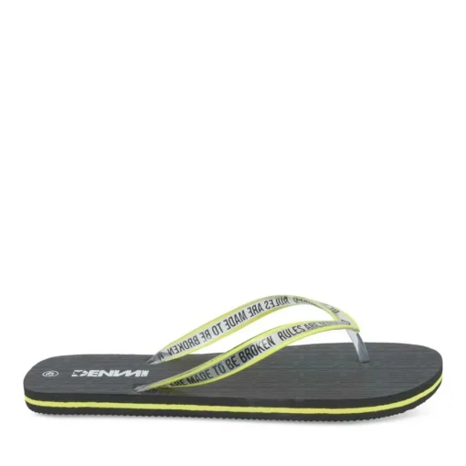 Tongs NOIR DENIM SIDE
