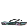 Tongs NOIR Femme Motif Uni A Enfiler