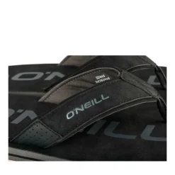 Tongs NOIR Homme Motif Uni A Enfiler