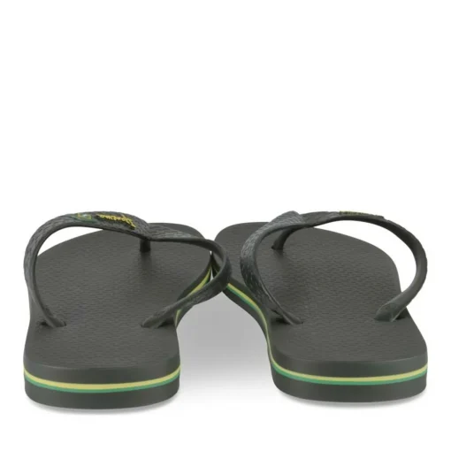 Tongs Plage NOIR Homme Motif Uni A Enfiler