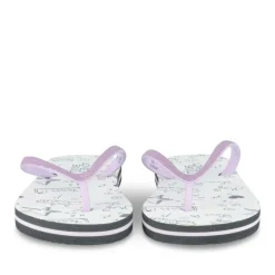 Tongs Plage VIOLET Fille Motif Paillettes A Enfiler