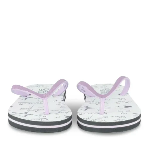 Tongs Plage VIOLET Fille Motif Paillettes A Enfiler