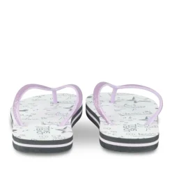 Tongs Plage VIOLET Fille Motif Paillettes A Enfiler