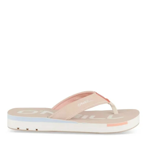 Tongs ROSE Femme Motif Uni A Enfiler