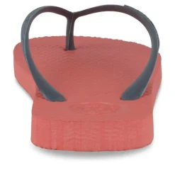 Tongs ROUGE Garçon Motif Uni A Enfiler